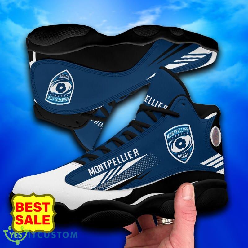 Top 14 Rugby Montpellier Herault Rugby Black White Logo Air Jordan 13 High Top Shoes 6 Top 14 Rugby Montpellier Herault Rugby Black White Logo Air Jordan 13 High Top Shoes - Top 14 Rugby Montpellier Herault Rugby Air Jordan 13_7