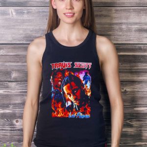 Travis Scott La Flame shirt 8 Travis Scott La Flame shirt - Ladies Tank Top