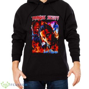Travis Scott La Flame shirt 9 Travis Scott La Flame shirt - Men Black Hoodie