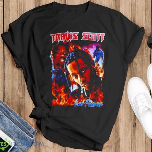 Travis Scott La Flame shirt - Black T-Shirt
