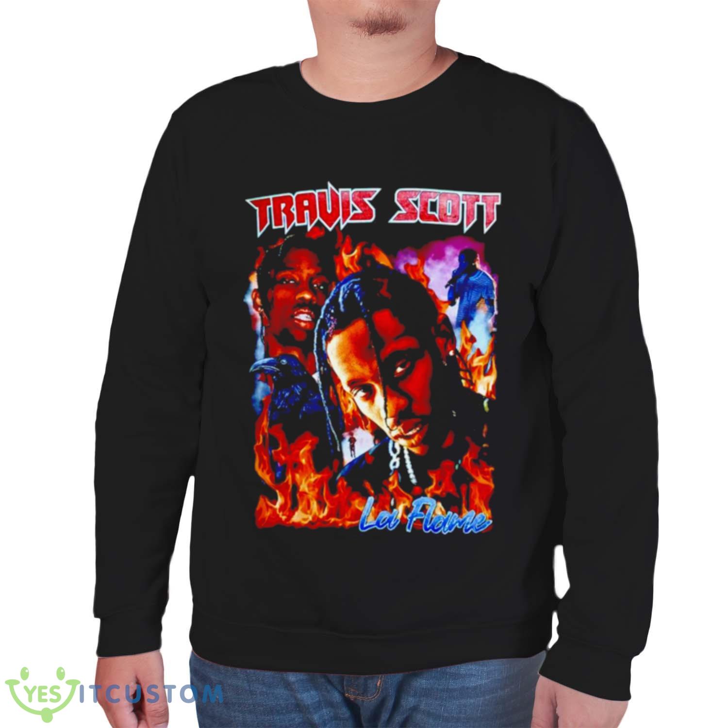 Travis Scott La Flame shirt 6 Travis Scott La Flame shirt - Unisex Sweatshirt