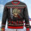 Trigun Vash Emblem Ugly Christmas 3D Sweater For Men And Women Gift Christmas - Trigun Vash Emblem Ugly Christmas Sweater