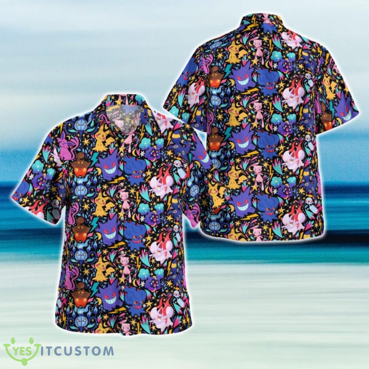 Tropical GhoStar Trek Pokemon Hawaiian Shirt And Short For Fans 10 Tropical GhoStar Trek Pokemon Hawaiian Shirt And Short For Fans Product Photo 1
