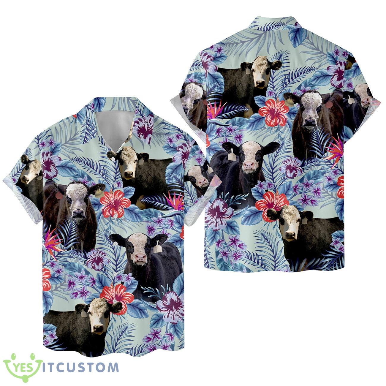 Tropical Hereford Cow Hawaiian Shirt Tropical Aloha For Men And Women Gift 6 Tropical Hereford Cow Hawaiian Shirt Tropical Aloha For Men And Women Gift - Tropical Hereford Cow Hawaiian Shirts for Men Women, Flower Cow Farm Button Down Short Sleeve Mens Hawaiian,Farm Lover Hawaiian Aloha Shirt_2