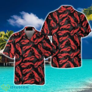 Tropical Lobster Hawaiian Shirt Idea Summer Gift For Men And Women - Tropical Lobster Hawaiian Shirt, Red Lobster Shirt For Men & Women, Gift For Lobster Lovers_1