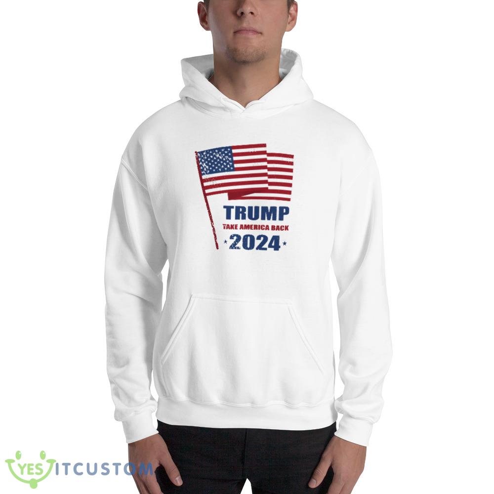 Trump 2024 Design White T Shirt 05 Gift For Men And Women 11 Trump 2024 Design White T Shirt 05 Gift For Men And Women - 18500 Unisex Heavy Blend Hooded Sweatshirt