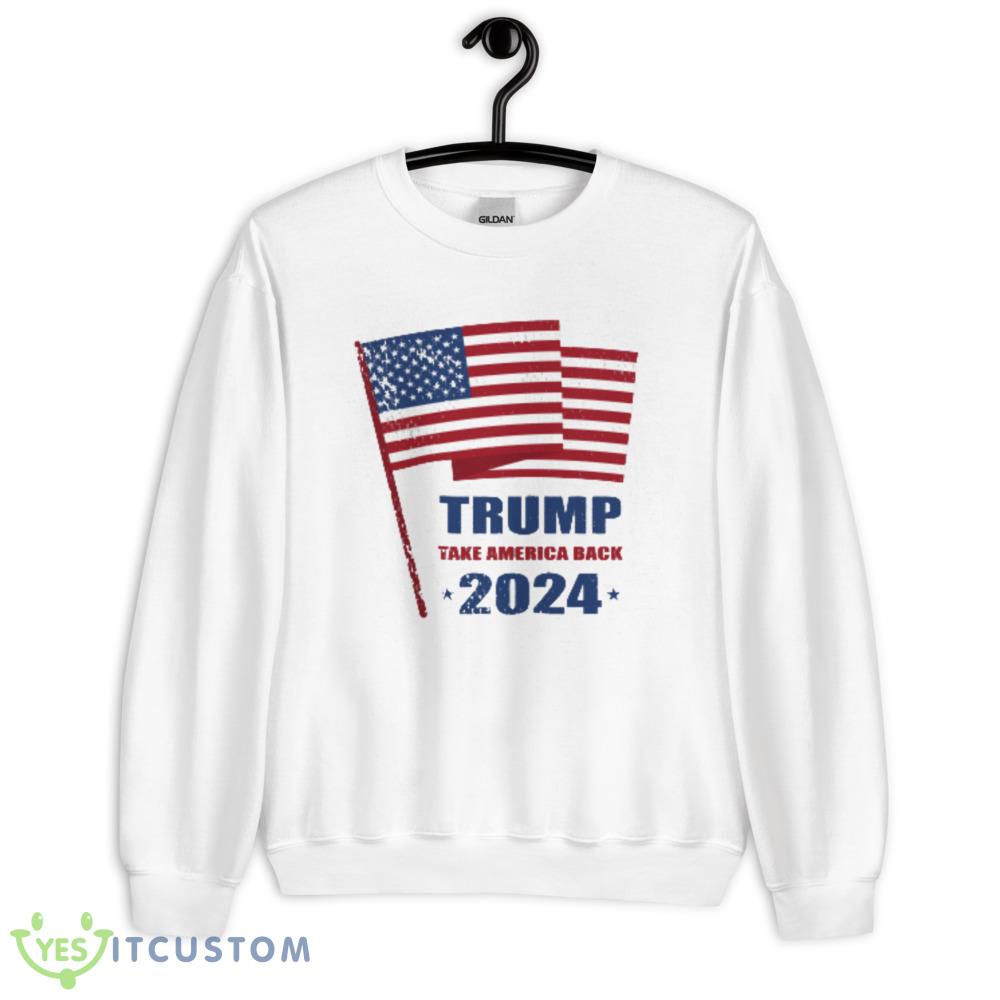 Trump 2024 Design White T Shirt 05 Gift For Men And Women 10 Trump 2024 Design White T Shirt 05 Gift For Men And Women - 18000 Unisex Heavy Blend Crewneck Sweatshirt