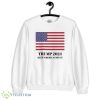 Trump 2024 Keep America Great! Funny White T Shirt - 18000 Unisex Heavy Blend Crewneck Sweatshirt