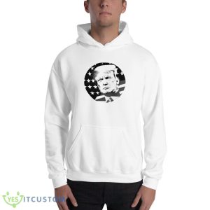 Trump for president Funny White T Shirt - 18500 Unisex Heavy Blend Hooded Sweatshirt