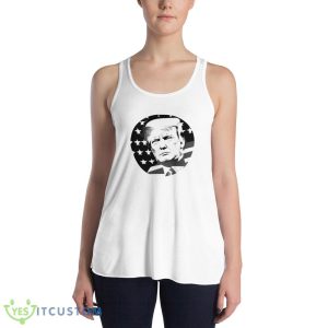 Trump for president Funny White T Shirt - 8800 Women's Flowy Racerback Tank
