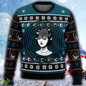 Uzumaki Junji Ito Ugly Christmas 3D Sweater For Men And Women Gift Christmas - Uzumaki Junji Ito Ugly Christmas Sweater_3