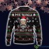 Viking Deck Vahalla Funny Christmas Gift 3D Ugly Christmas Sweater For Men And Women Product Photo 1