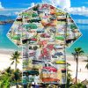 Vintage Car Universal Hawaiian Shirt, 90s Racing Car Hawaiian Shirt Product Photo 1