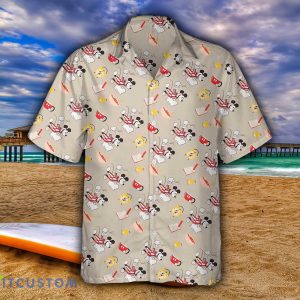 Vintage Mickey Mouse Mornings Coffee an Disney Mickey Hawaiian Shirt Gift - Vintage Mickey Mouse Mornings Coffee Hawaiian Shirt Disney Mickey Hawaii T-shirt Disneyland Family Summer Trip Disney Birthday Gift_2