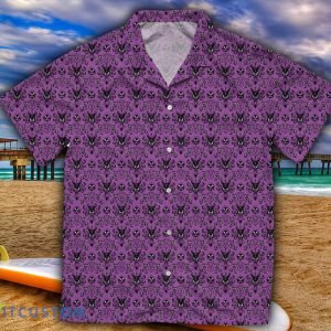 Vintage The Haunted Mansion an Disneyland Family Hawaiian Shirt Gift 3 Vintage The Haunted Mansion an Disneyland Family Hawaiian Shirt Gift - Vintage The Haunted Mansion Pattern Hawaiian Shirt Disneyland Family Summer Trip Mickey's Not So Scary Party Disney Halloween Gift_4