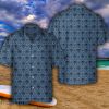 Vintage The Haunted Mansion Blue an Disneyland Family Hawaiian Shirt Gift - Vintage The Haunted Mansion Pattern Hawaiian Shirt Disneyland Family Summer Trip Mickey's Not So Scary Party Disney Halloween Gift_5