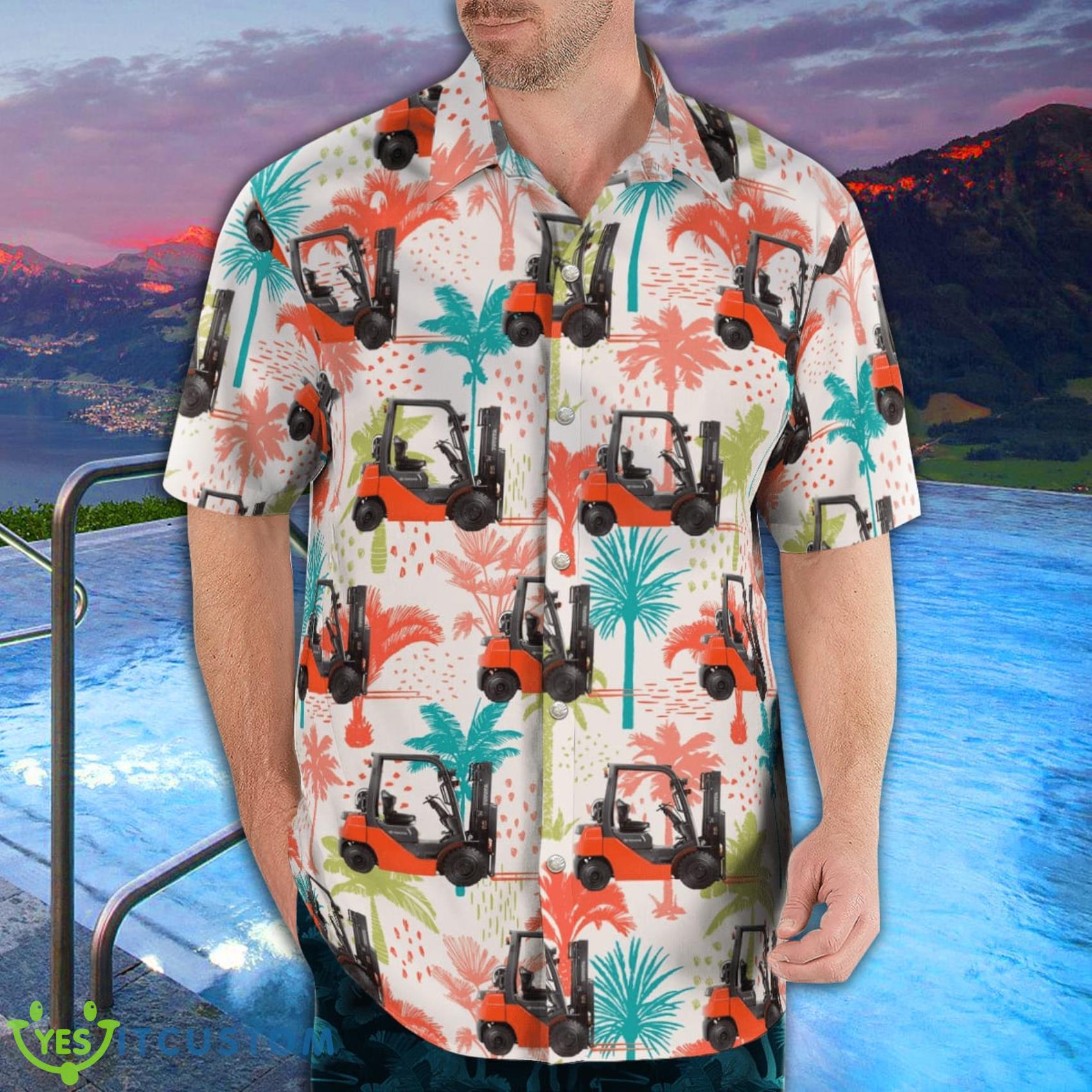 Warehouse Forklift Summer Aloha And Beach Short 3 Warehouse Forklift Summer Aloha And Beach Short Product Photo 3