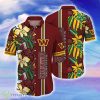 Washington Commanders NFL Flower Hawaiian Shirt Unique Gift For Fans Product Photo 1