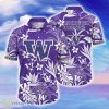 Washington Huskies NCAA1 Flower Hawaiian Shirt For Men Women Impressive Gift For Fans Product Photo 1
