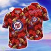 Washington Nationals MLB Flower Hawaiian Shirt Impressive Gift For Fans Product Photo 1