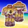 Washington Redskins Nfl Island Background Coconut Trees And Habicus 3D AOP Hawaiian Shirt Product Photo 1