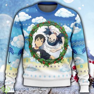 Weathering With You Ugly Christmas 3D Sweater For Men And Women Gift Christmas - Weathering With You Ugly Christmas Sweater_1