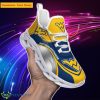 West Virginia Mountaineers NCAA2 Custom Name Max Soul Shoes Unique Gift For Men Women Fans Product Photo 1