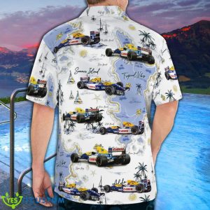 Williams Racing Fw14b Formula One Car Summer Aloha And Beach Short Product Photo 4