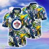 Winnipeg Jets NHL Flower Hawaiian Shirt Great Gift For Fans Product Photo 1