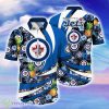 Winnipeg Jets NHL Flower Hawaiian Shirt Style Gift For Men Women Fans Product Photo 1