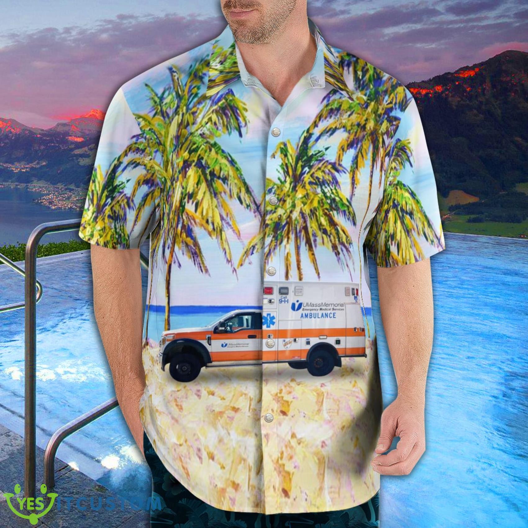 Worcester Massachusetts Worcester Ems Summer Aloha And Beach Short 9 Worcester Massachusetts Worcester Ems Summer Aloha And Beach Short Product Photo 3