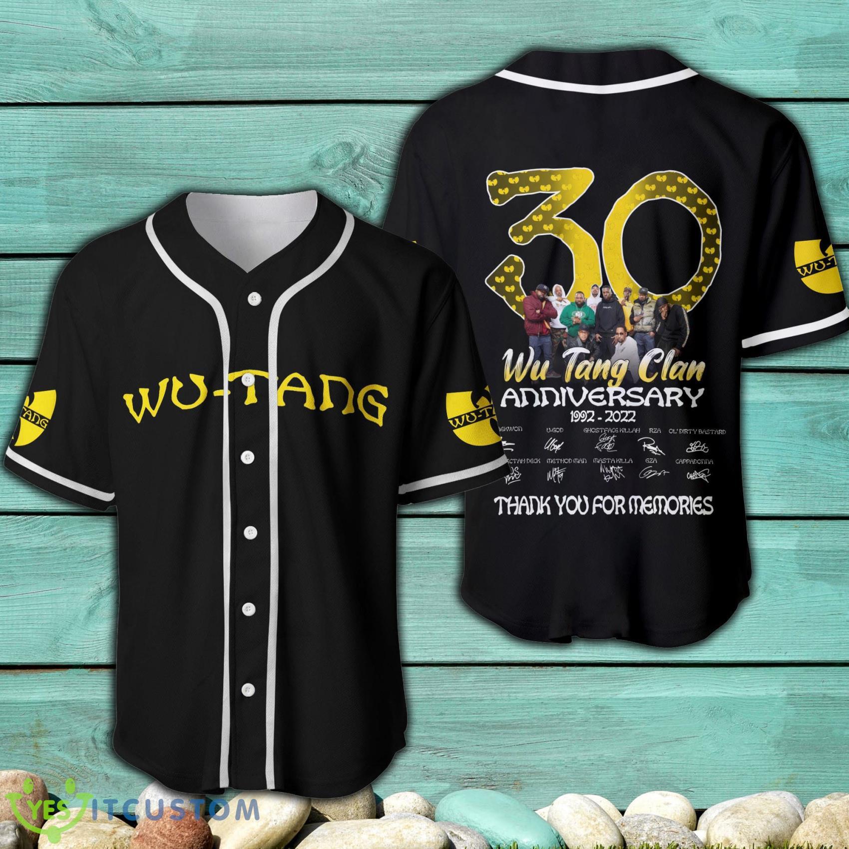 Wu-Tang Clan th Anniversary Fan Gift Wu-Tang Clan Signature Baseball Jersey Full Print Shirt For Men Women 3 Wu-Tang Clan th Anniversary Fan Gift Wu-Tang Clan Signature Baseball Jersey Full Print Shirt For Men Women Product Photo 1