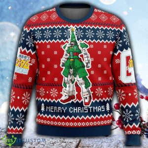 Xmas Tree Gundam Ugly Christmas 3D Sweater For Men And Women Gift Christmas - Xmas Tree Gundam Ugly Christmas Sweater_1