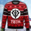 Zeon The Gundam Ugly Christmas 3D Sweater For Men And Women Gift Christmas - Zeon The Gundam Ugly Christmas Sweater_1