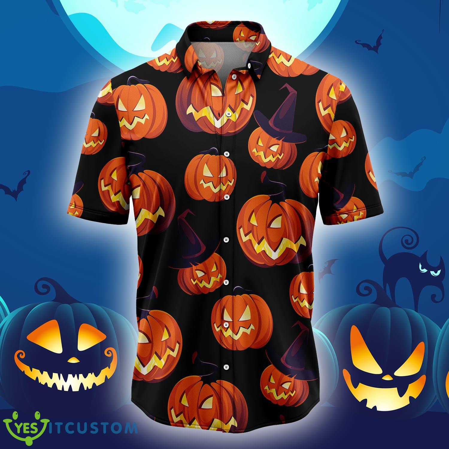 3D Halloween Pumpkin New Style Hawaiian Shirt Gift For Men Women - 3D Halloween Pumpkin New Style Hawaiian Shirt Gift For Men Women