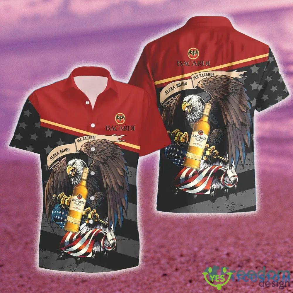 Bacardi Rum Eagle American Flag Gift Hawaiian Set Shirt And Short Summer Beach 4 Bacardi Rum Eagle American Flag Gift Hawaiian Set Shirt And Short Summer Beach - Bacardi Rum Eagle American Flag Hawaiian Shirt And Short_1