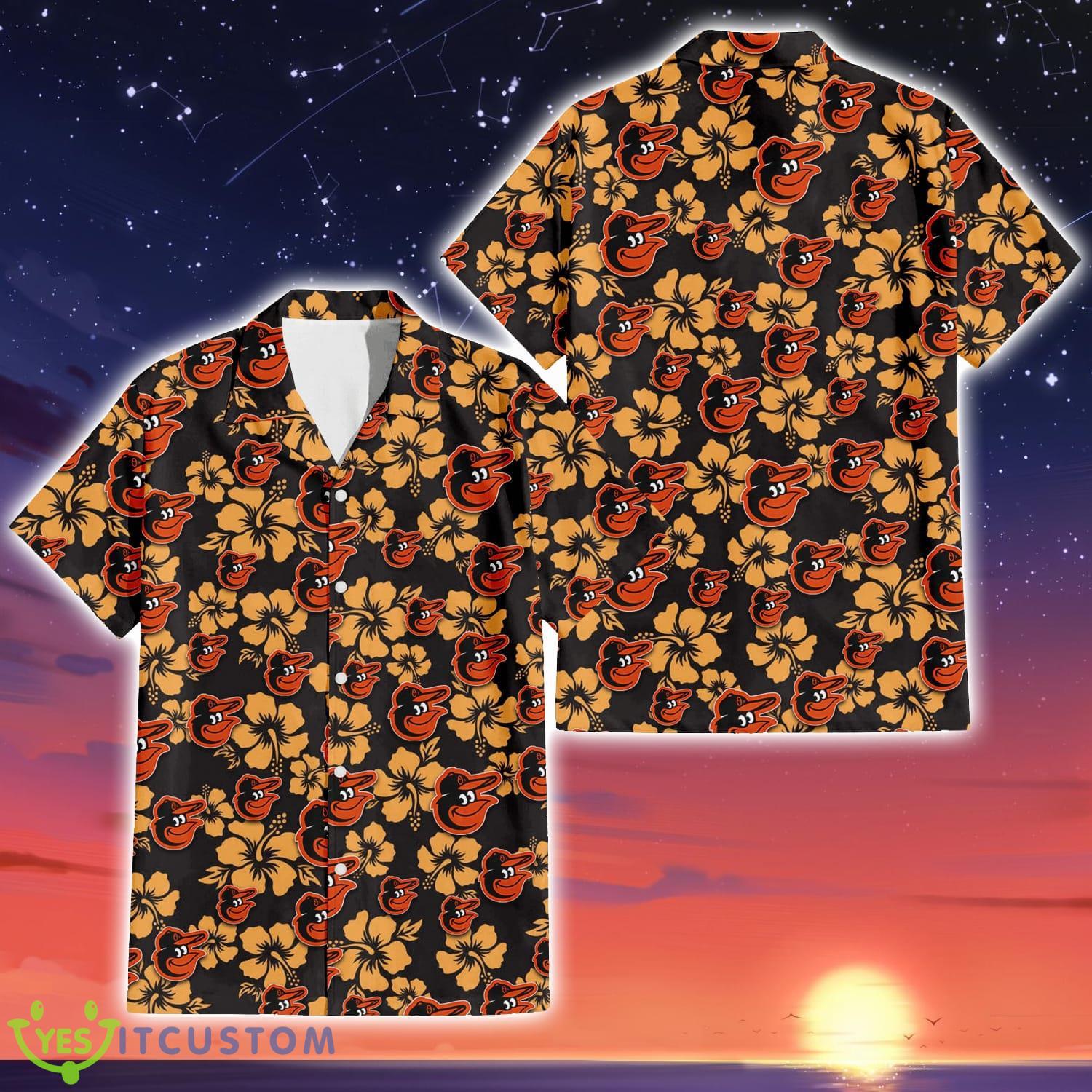 Baltimore Orioles Yellow Hibiscus Tropical Hawaiian Shirt For Fans 6 Baltimore Orioles Yellow Hibiscus Tropical Hawaiian Shirt For Fans Product Photo 1