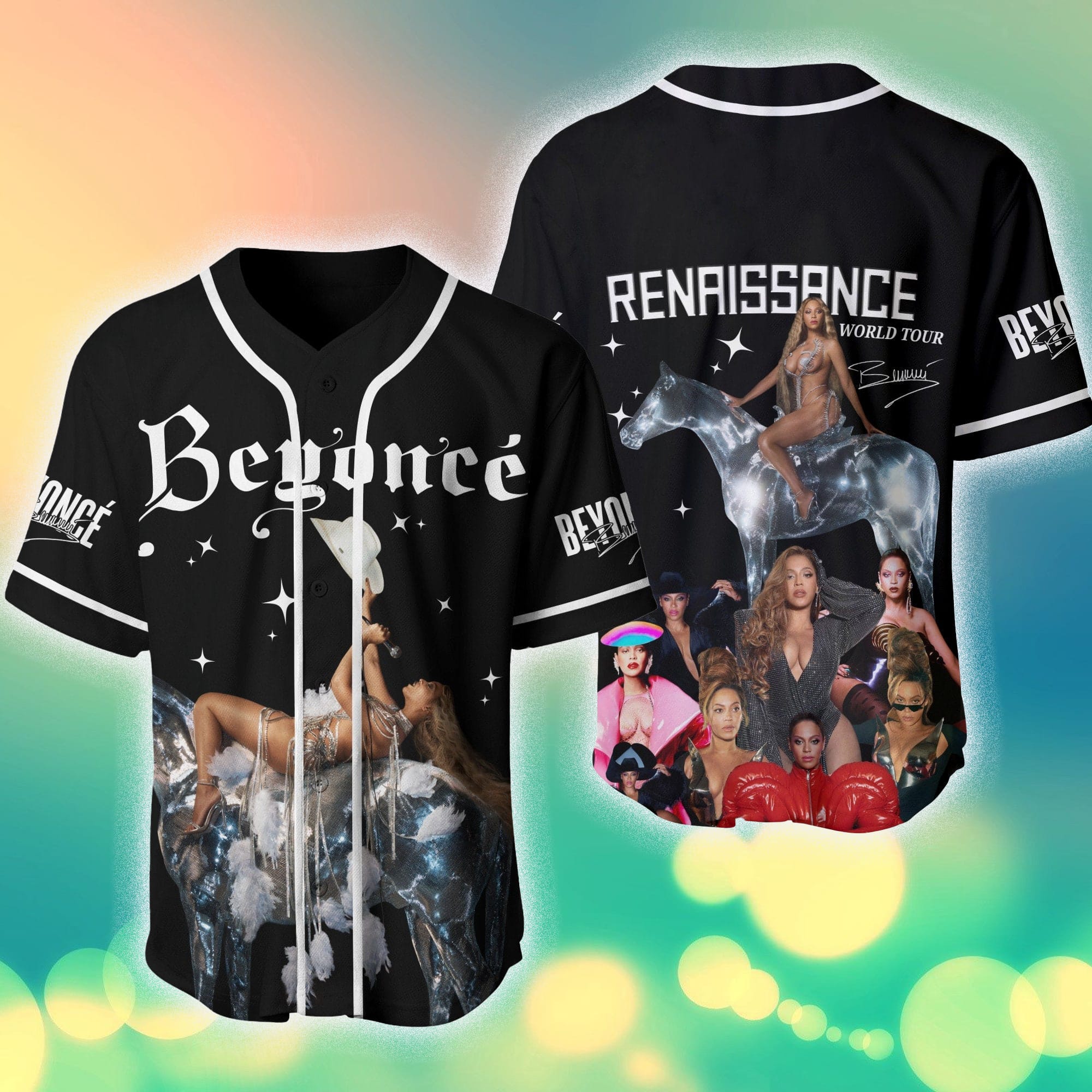 Beyonce Baseball Jersey Shirt Beyonce Renaissance World Tour Jersey Beyonce Purple Renaissance Tour Shirt - 010823-160431