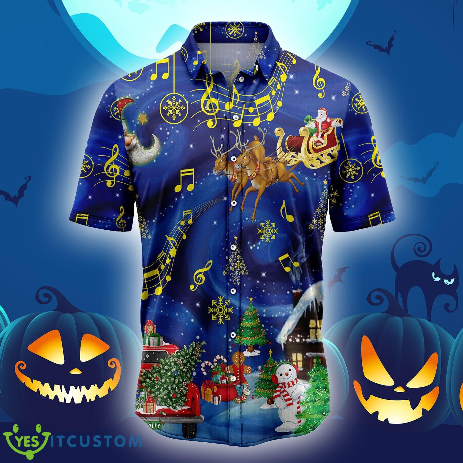 Blue Christmas Sky New Style Hawaiian Shirt Gift For Men Women - Blue Christmas Sky New Style Hawaiian Shirt Gift For Men Women