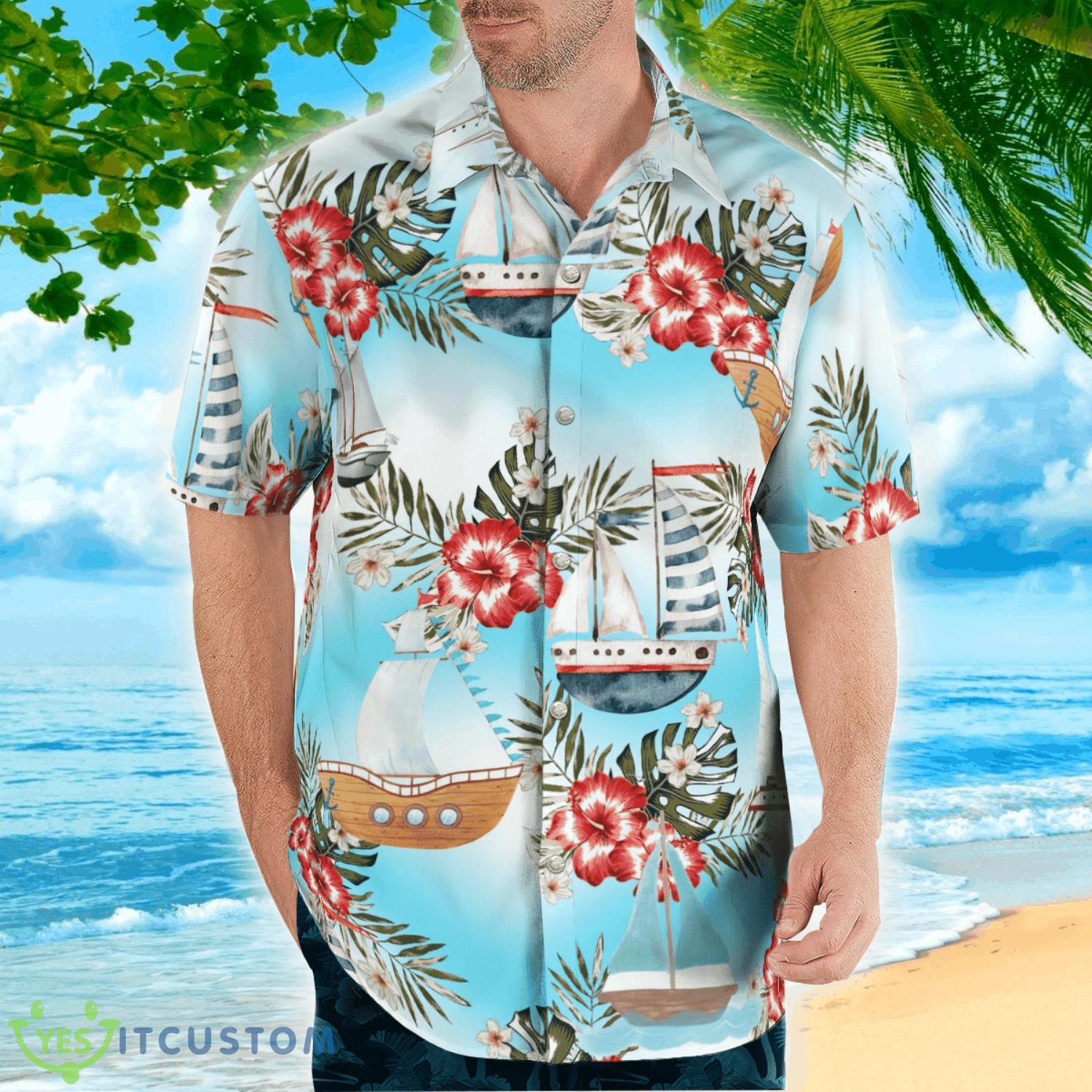 Boating Hawaiian Shirt Summer Gift Product Photo 1