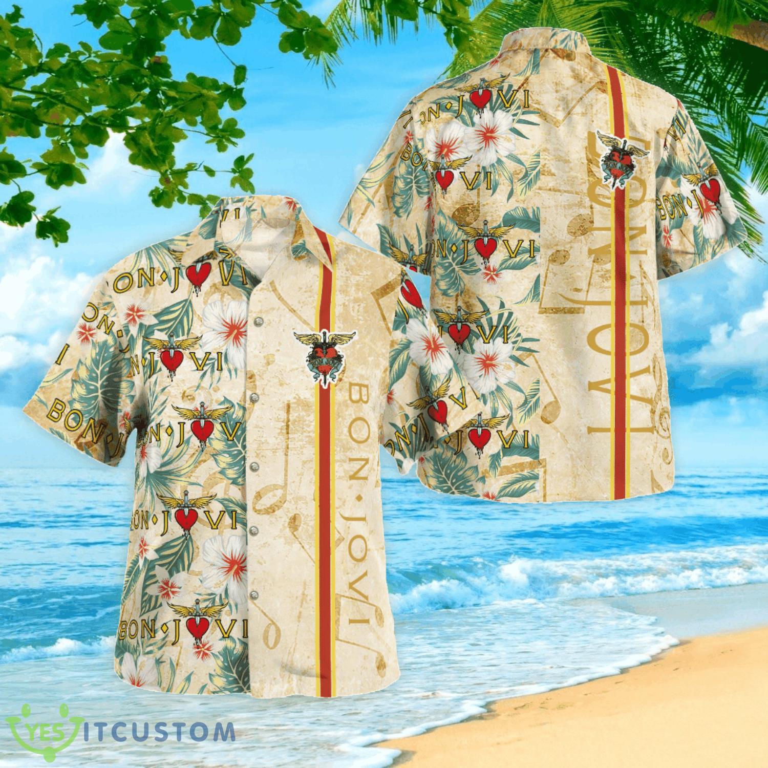 Bon Jovi Band Hawaiian Shirt Summer Gift Product Photo 2