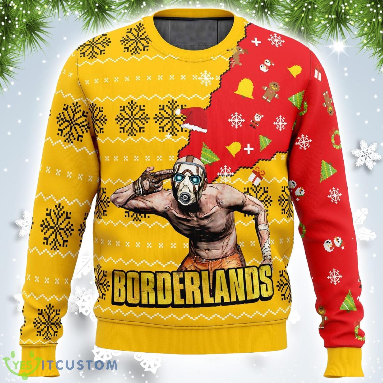 Borderlands v2 Xmas Ugly Christmas Sweater Christmas Gift For Men And Women Product Photo 1