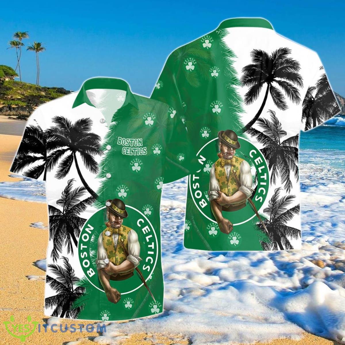 Boston Celtics Beach Summer 3D Hawaiian Shirt Best Gift For Men And Women Product Photo 1
