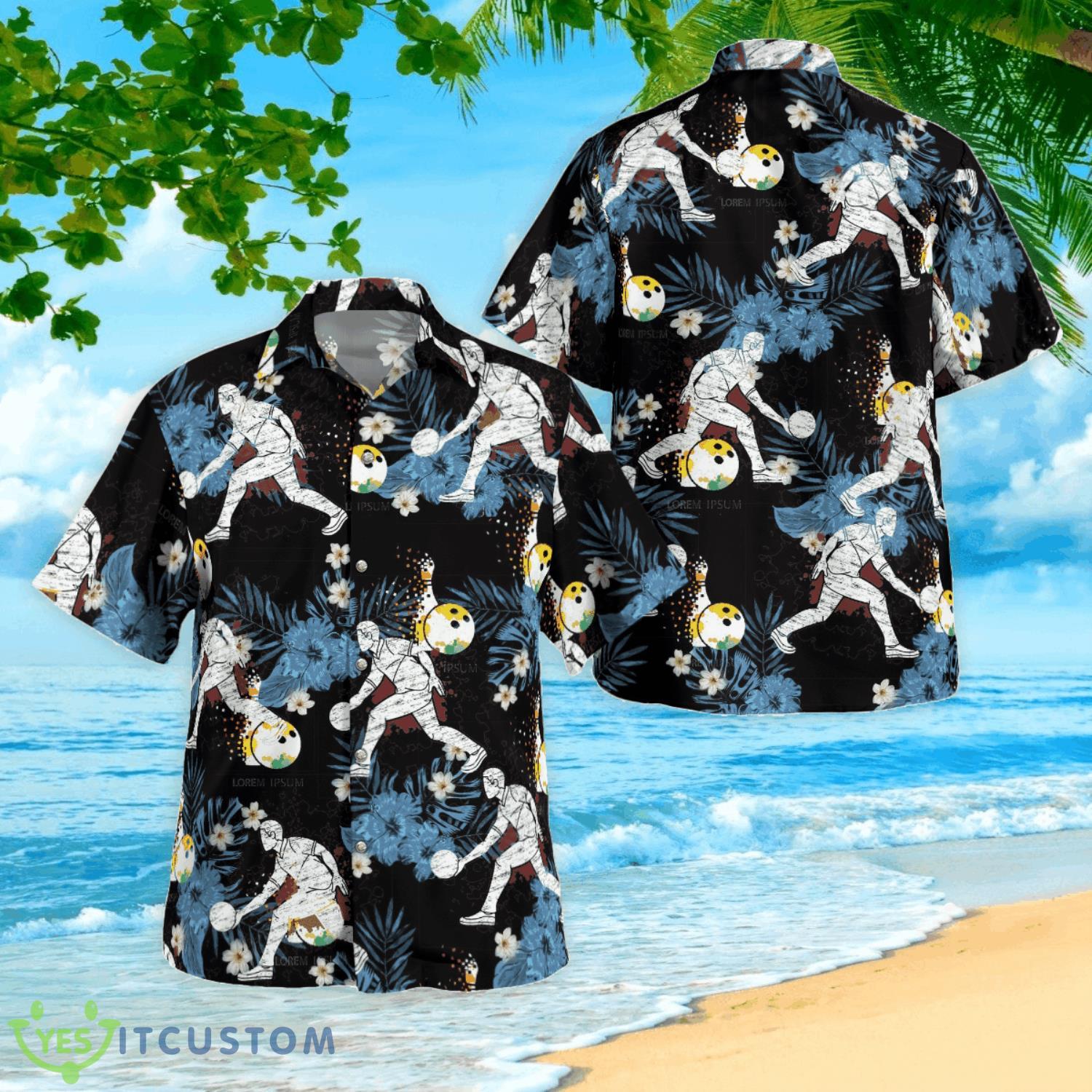 Bowling Hawaiian Shirt Summer Gift Product Photo 2