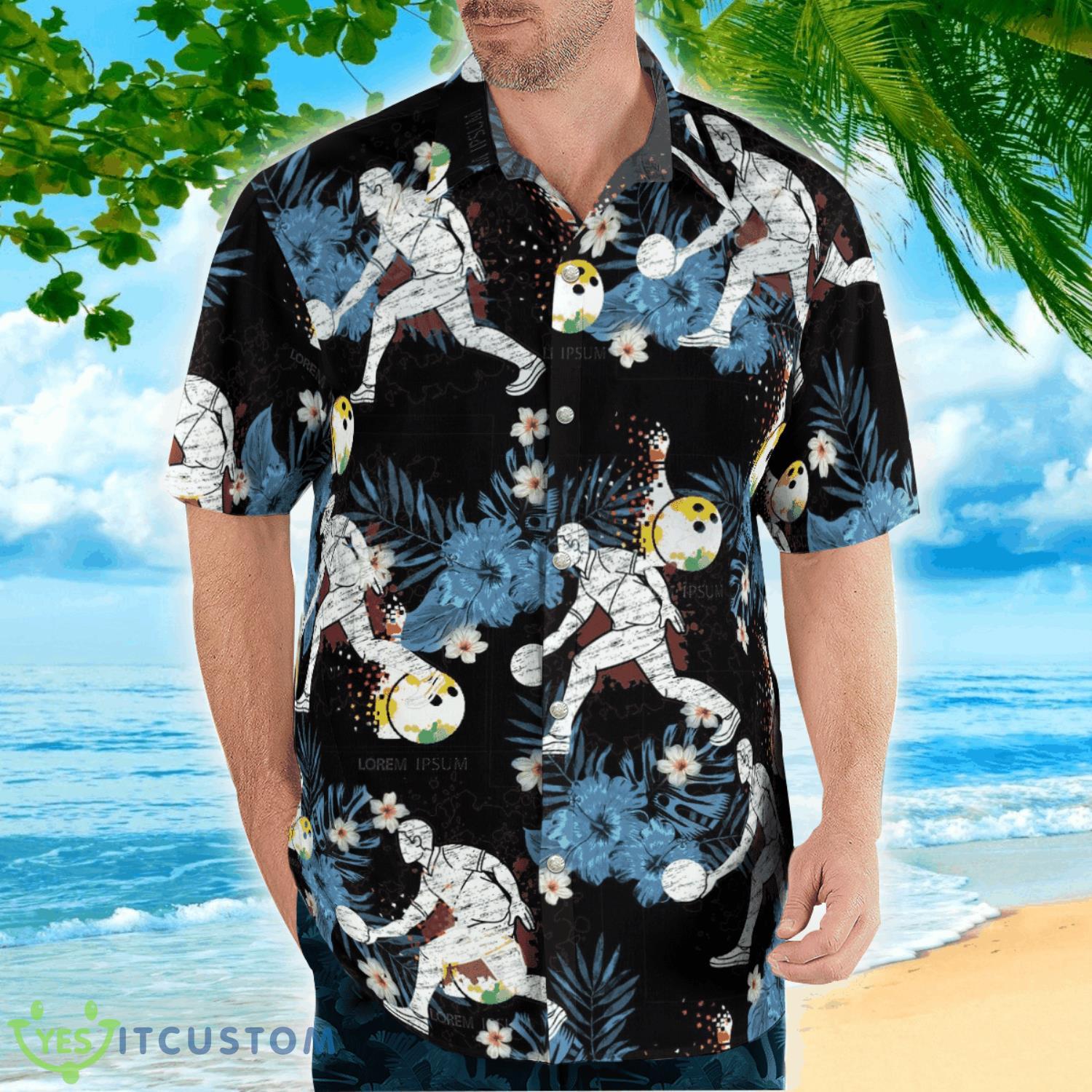 Bowling Hawaiian Shirt Summer Gift Product Photo 1