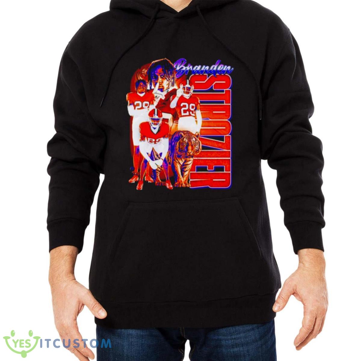 Branden Strozier Retro Shirt 3 Branden Strozier Retro Shirt - Men Black Hoodie
