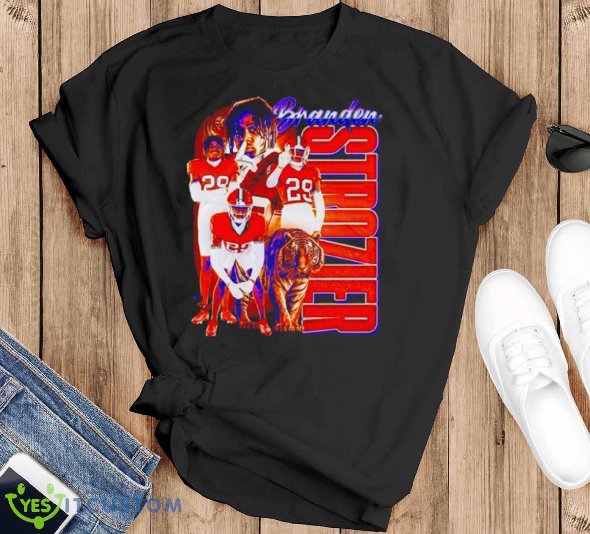 Branden Strozier Retro Shirt - Black T-Shirt