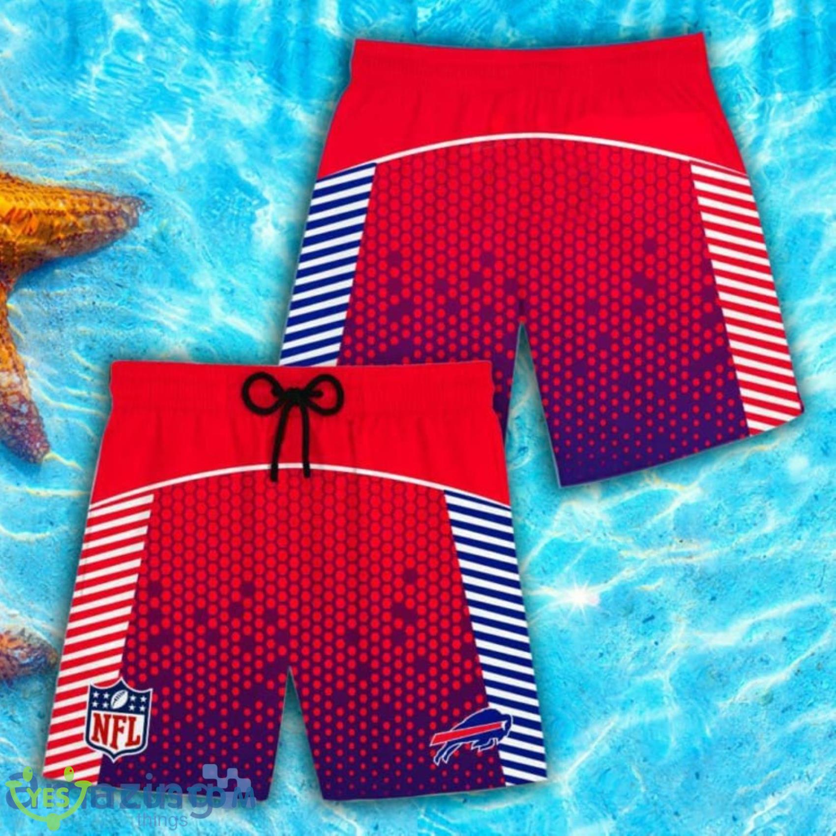 Buffalo Bills Hafltone Texture Combo Hawaiian Shirt And Short 7 Buffalo Bills Hafltone Texture Combo Hawaiian Shirt And Short Product Photo 2