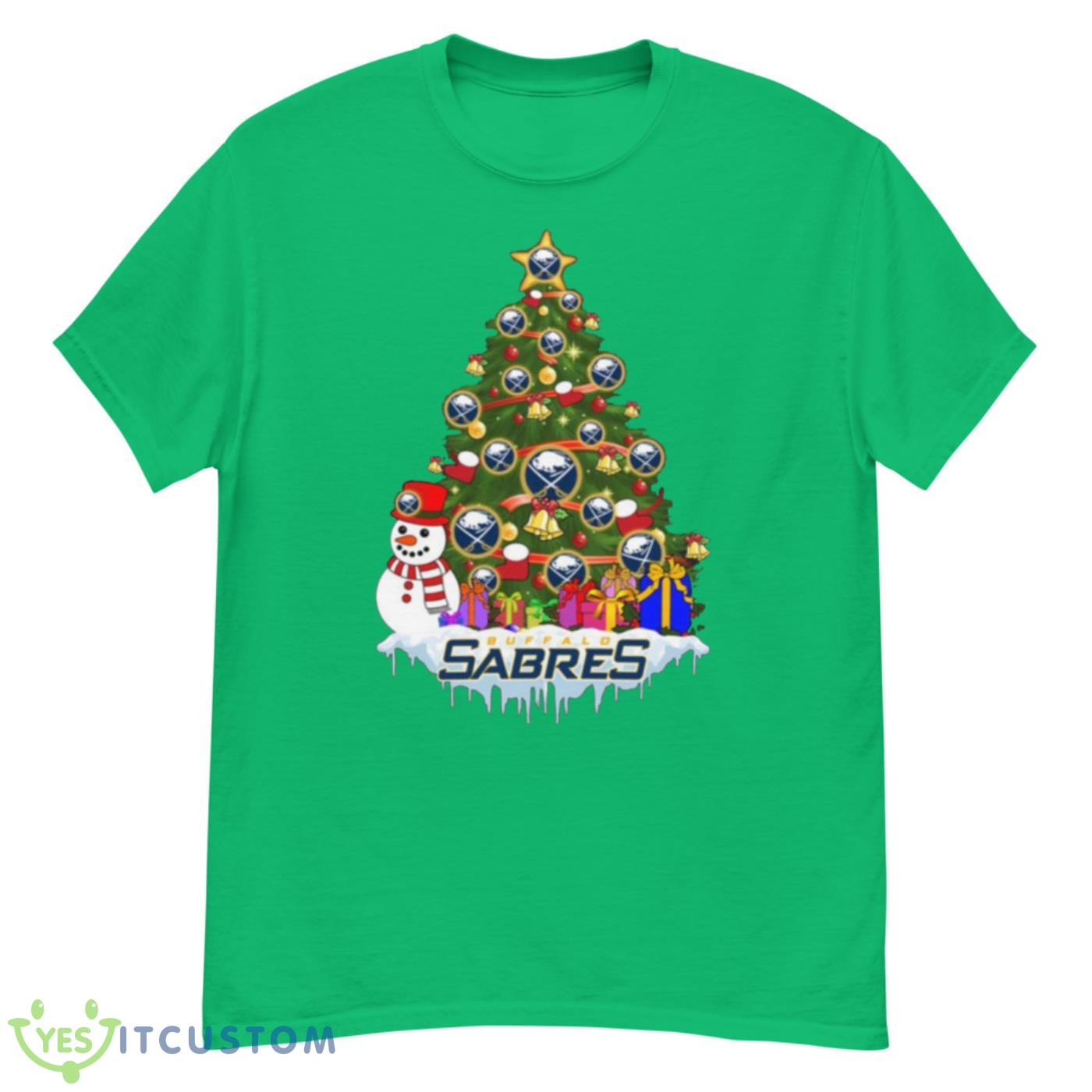 Buffalo Sabres Merry Christmas NHL Hockey Sports T Shirt 3 Buffalo Sabres Merry Christmas NHL Hockey Sports T Shirt - G500 Men’s Classic T-Shirt-3