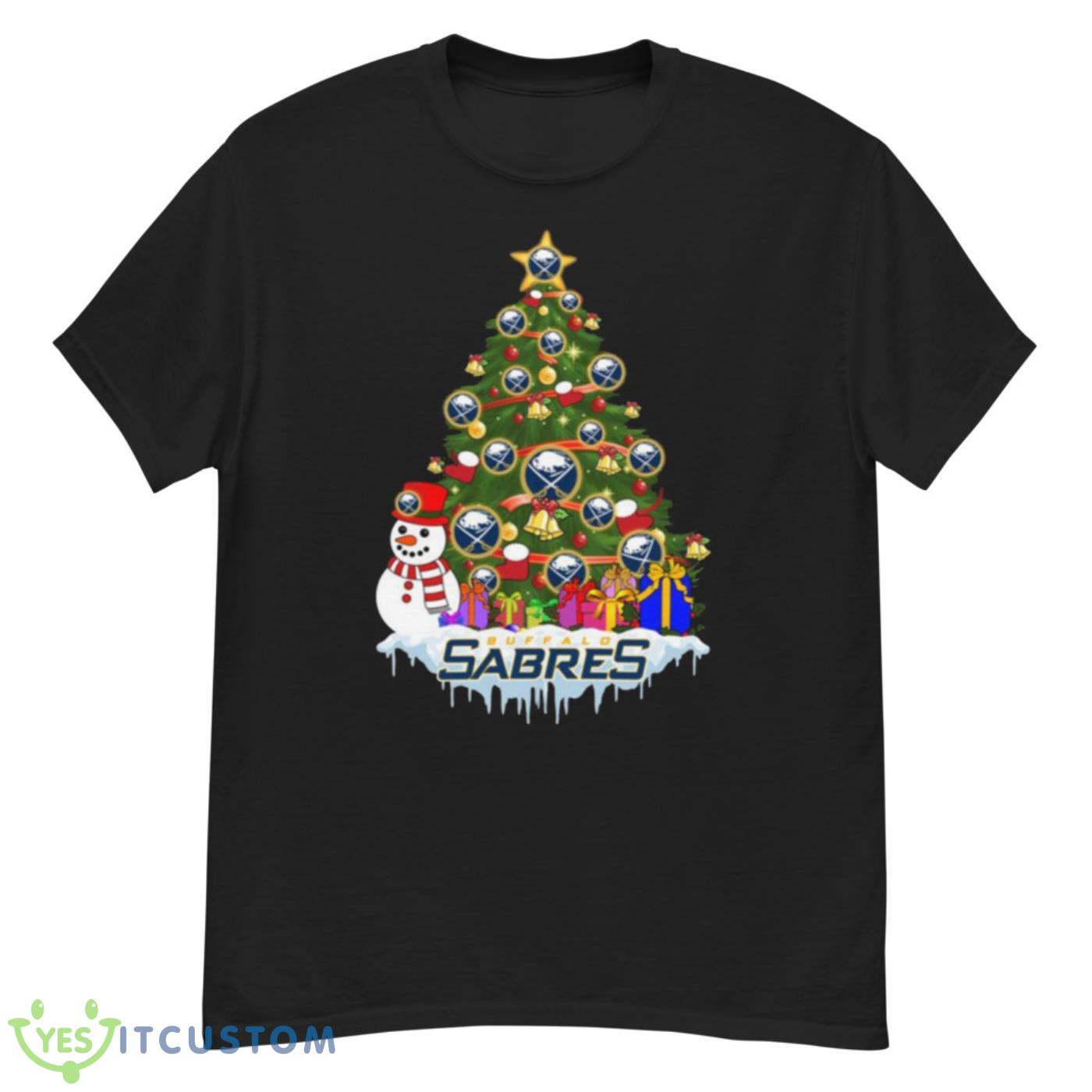 Buffalo Sabres Merry Christmas NHL Hockey Sports T Shirt 4 Buffalo Sabres Merry Christmas NHL Hockey Sports T Shirt - G500 Men’s Classic T-Shirt